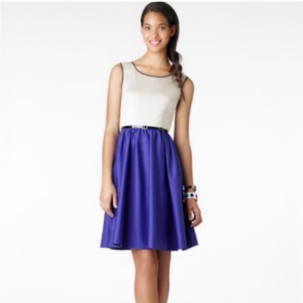Vintage! Kate Spade Sleeveless Colorblock A-Line Party Dress (Sz 14) Roy…